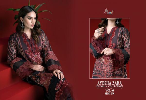 Shree Ayesha Zara Premium 6 Mini Nx Cotton Pakistani Suits Collection